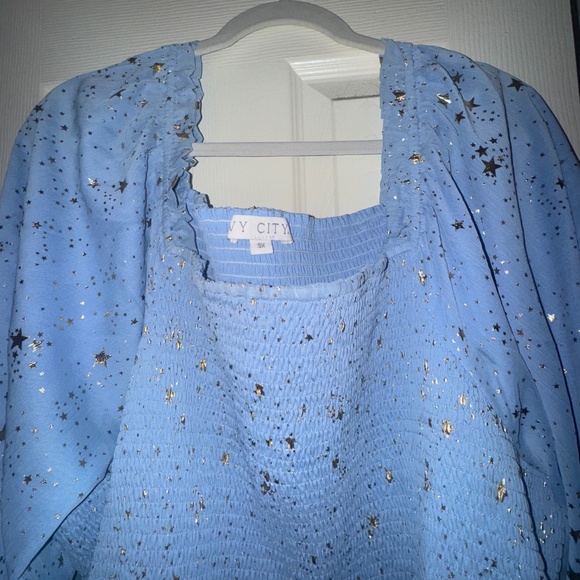 5XL Ivy City Co Starry Night Dress - Picture 2 of 4